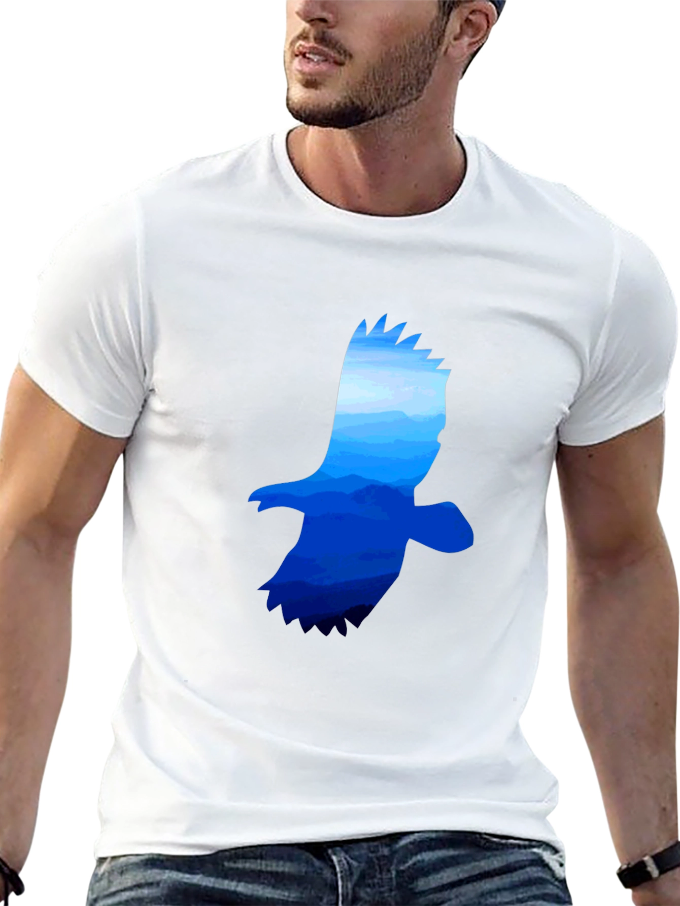 Eagle Silhouette Graphic Tee