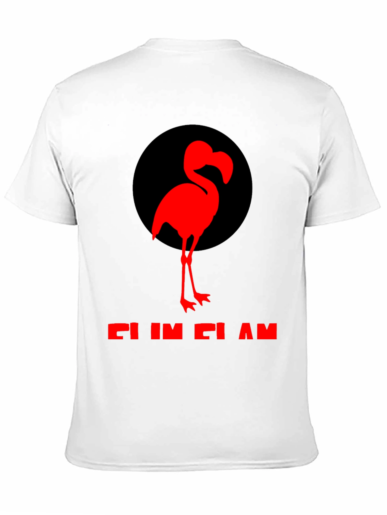 Flamingo Graphic Tee - Black