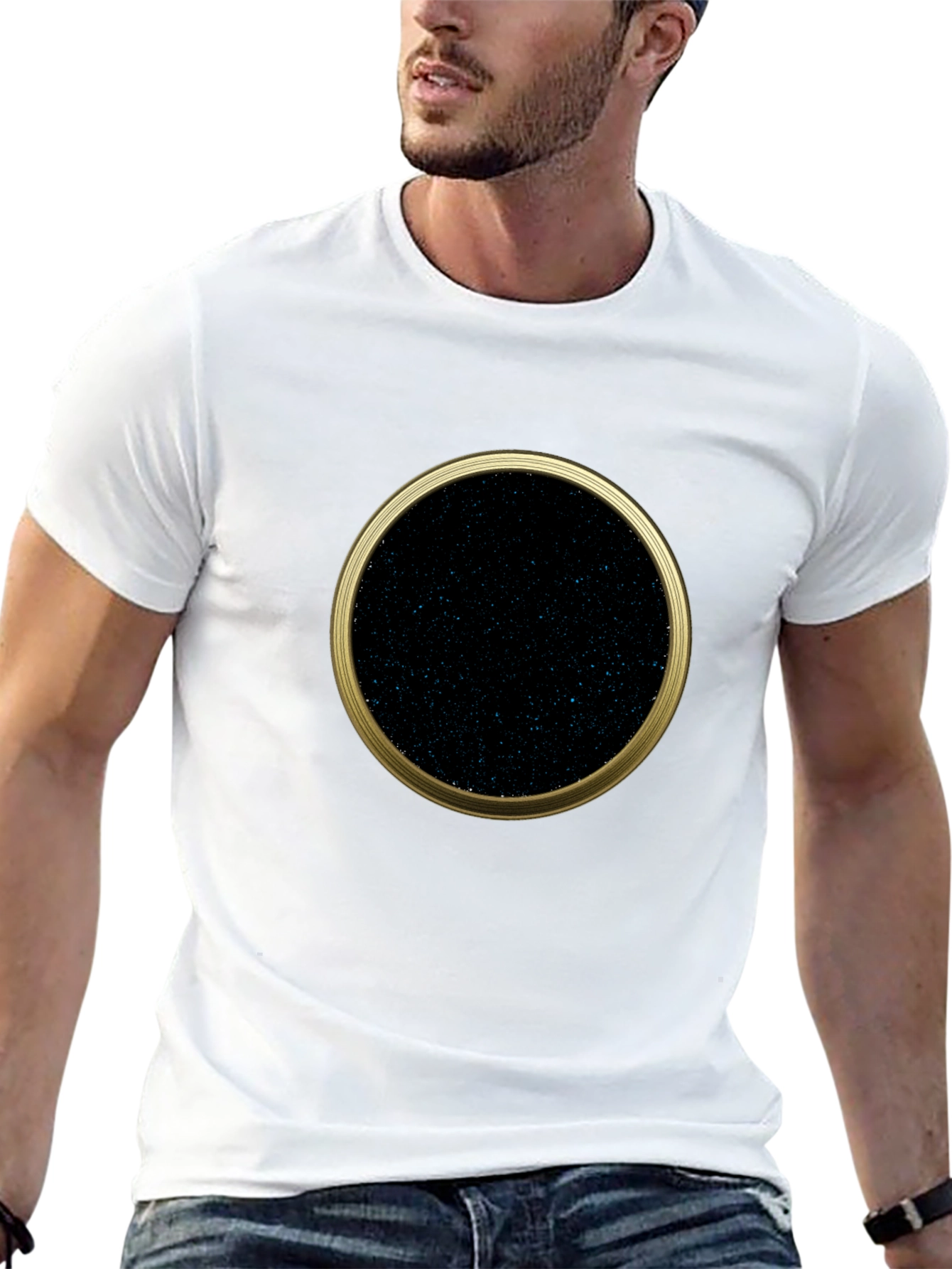 Black Hole Portal Graphic Tee