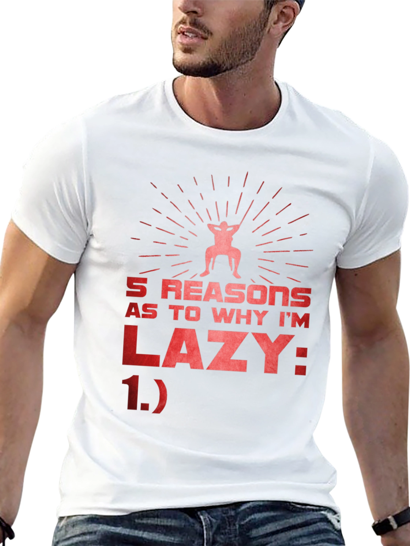 Funny Lazy Graphic Tee