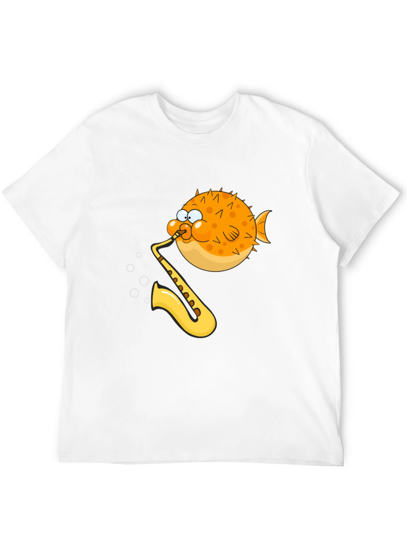 Pufferfish Saxophone T-Shirt
