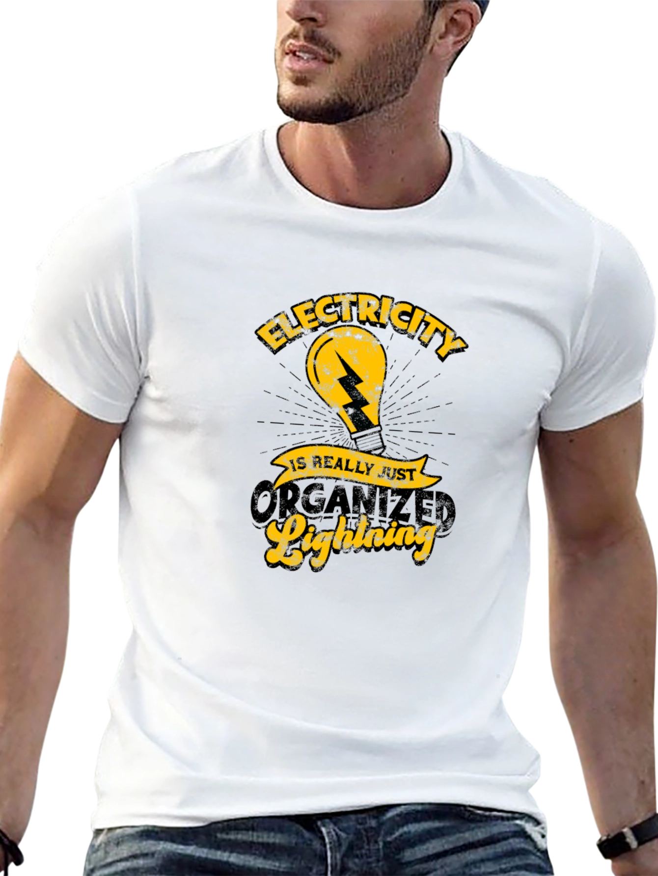 Electricity is Really Just Organized Lightning T-Shirt