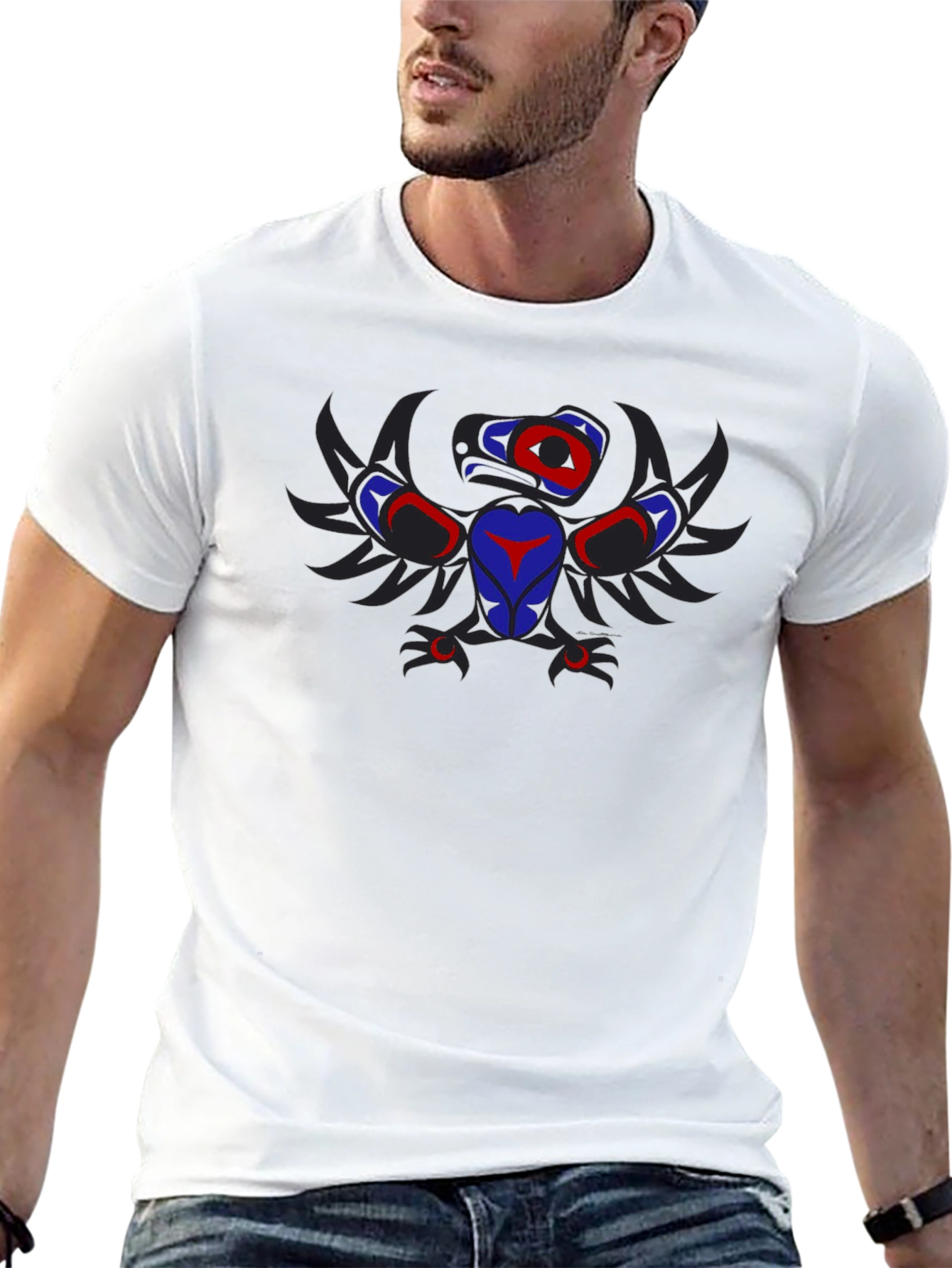 Bold Raven Design Black T-Shirt