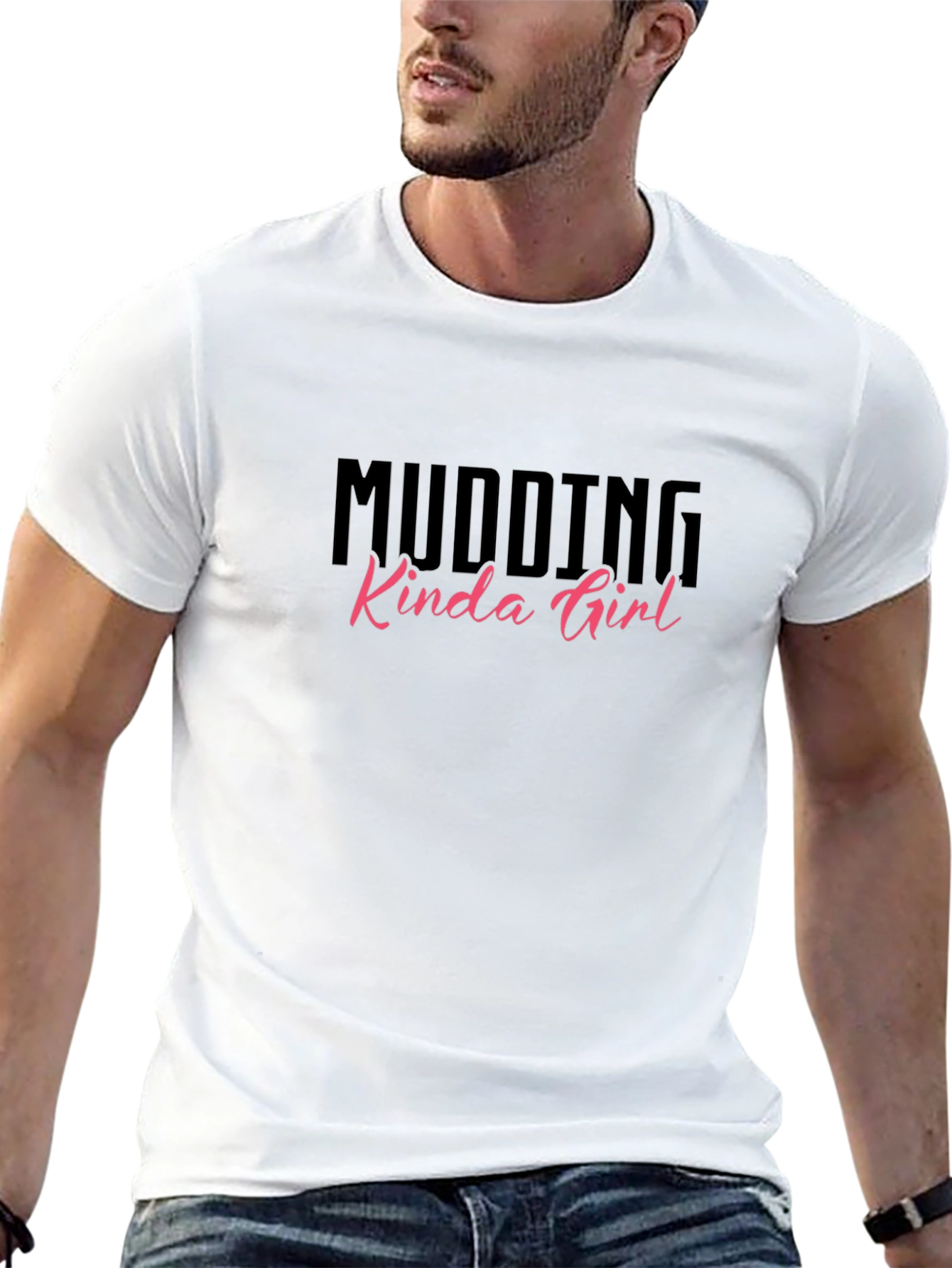 Mudding Kinda Girl Black Graphic Tee