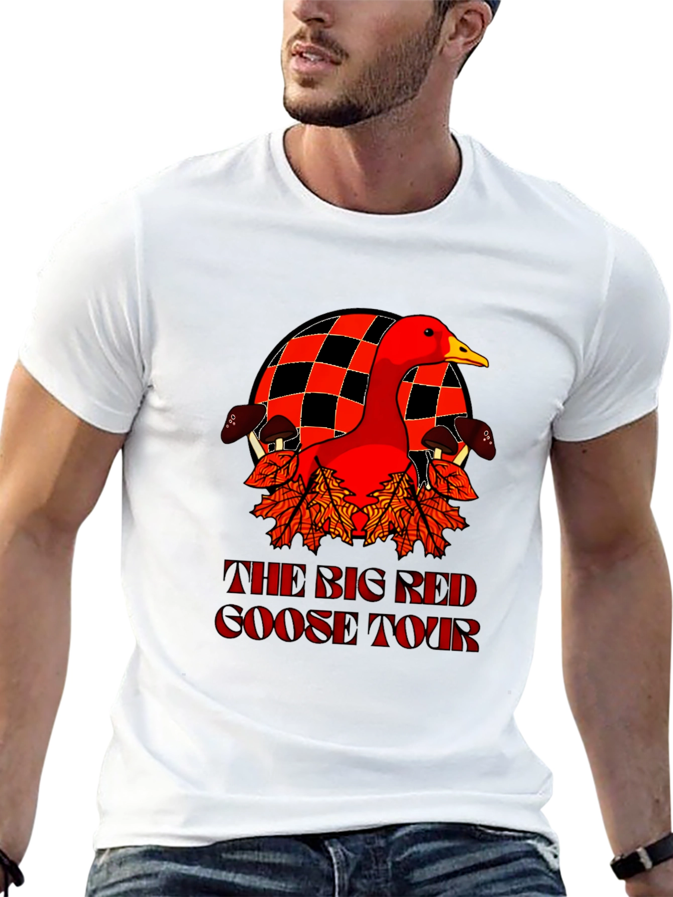 Big Red Goose Tour T-Shirt - Black