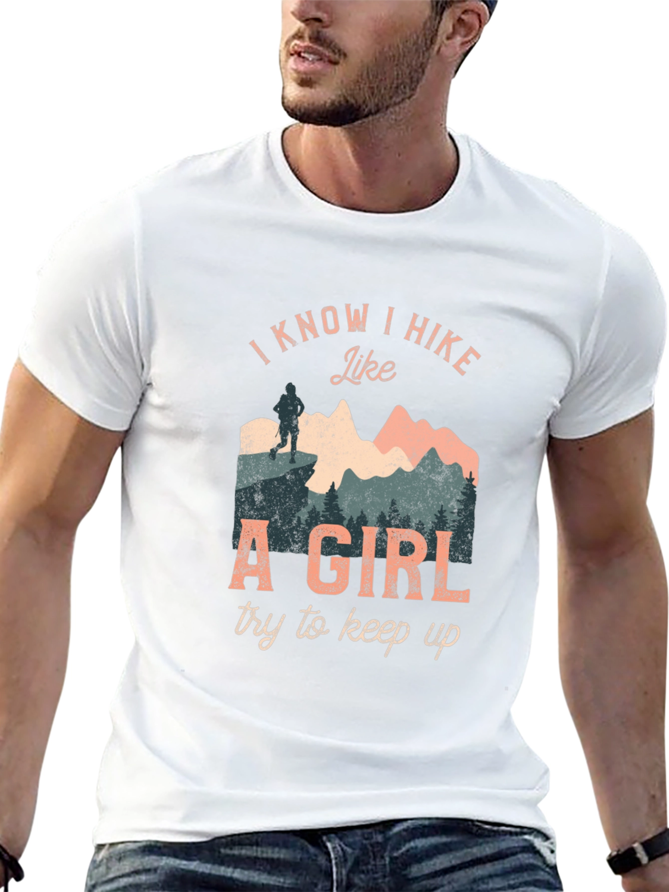 I Know I Hike Like a Girl Graphic Tee