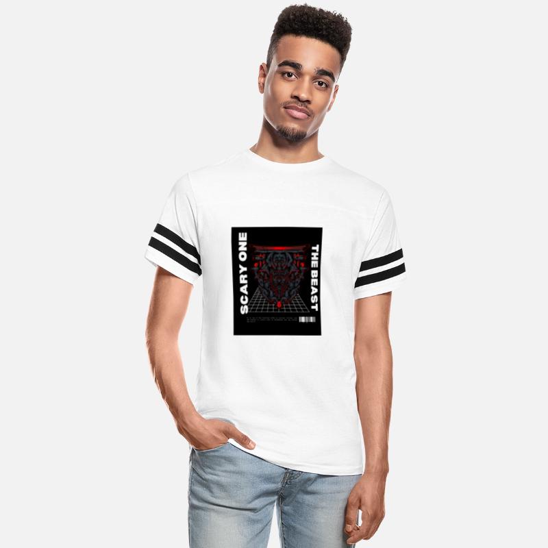 BlackandRed Streetwear Samurai Illustrative TShirt