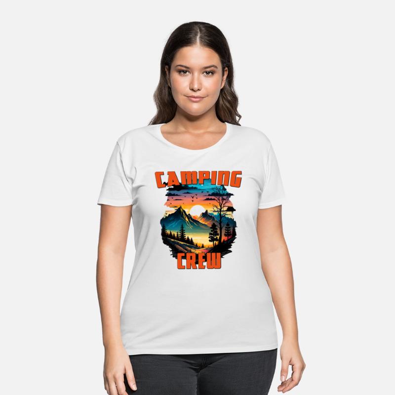 camping crew, hiking, camping trips design