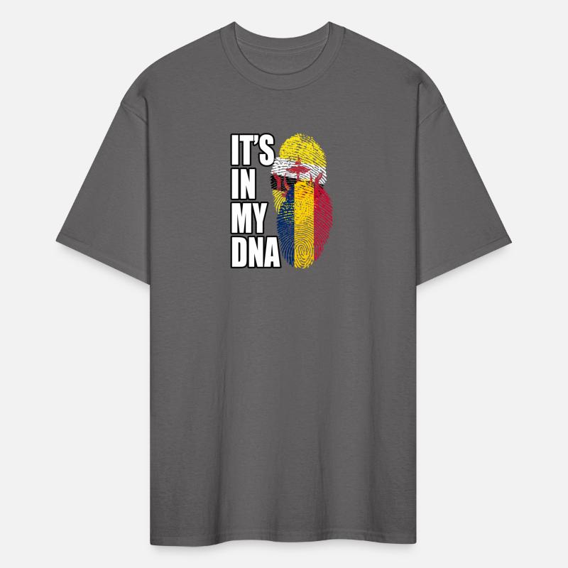 Chadian And Bruneian Mix Heritage DNA Flag