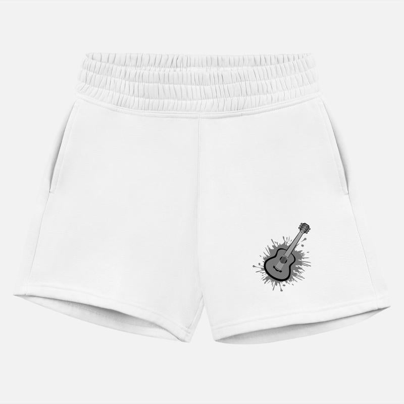 color blob drop guitarist