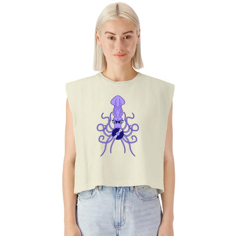 DJ Octopus Kraken Giant Squid Music Record Party