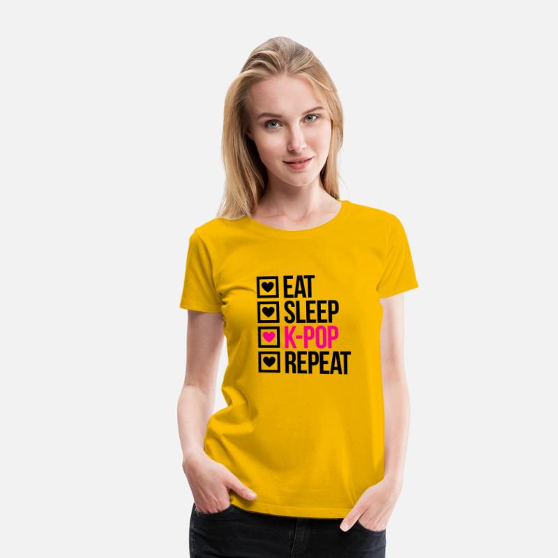 EAT SLEEP KPOP REPEAT - Stupid Tee