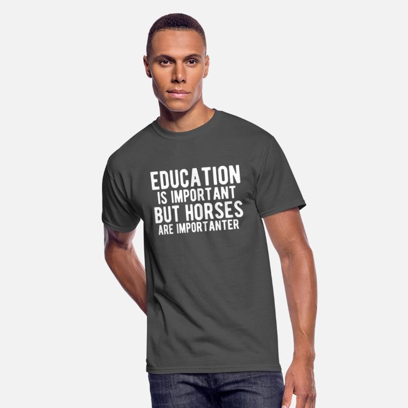 education is important but horses are importanter