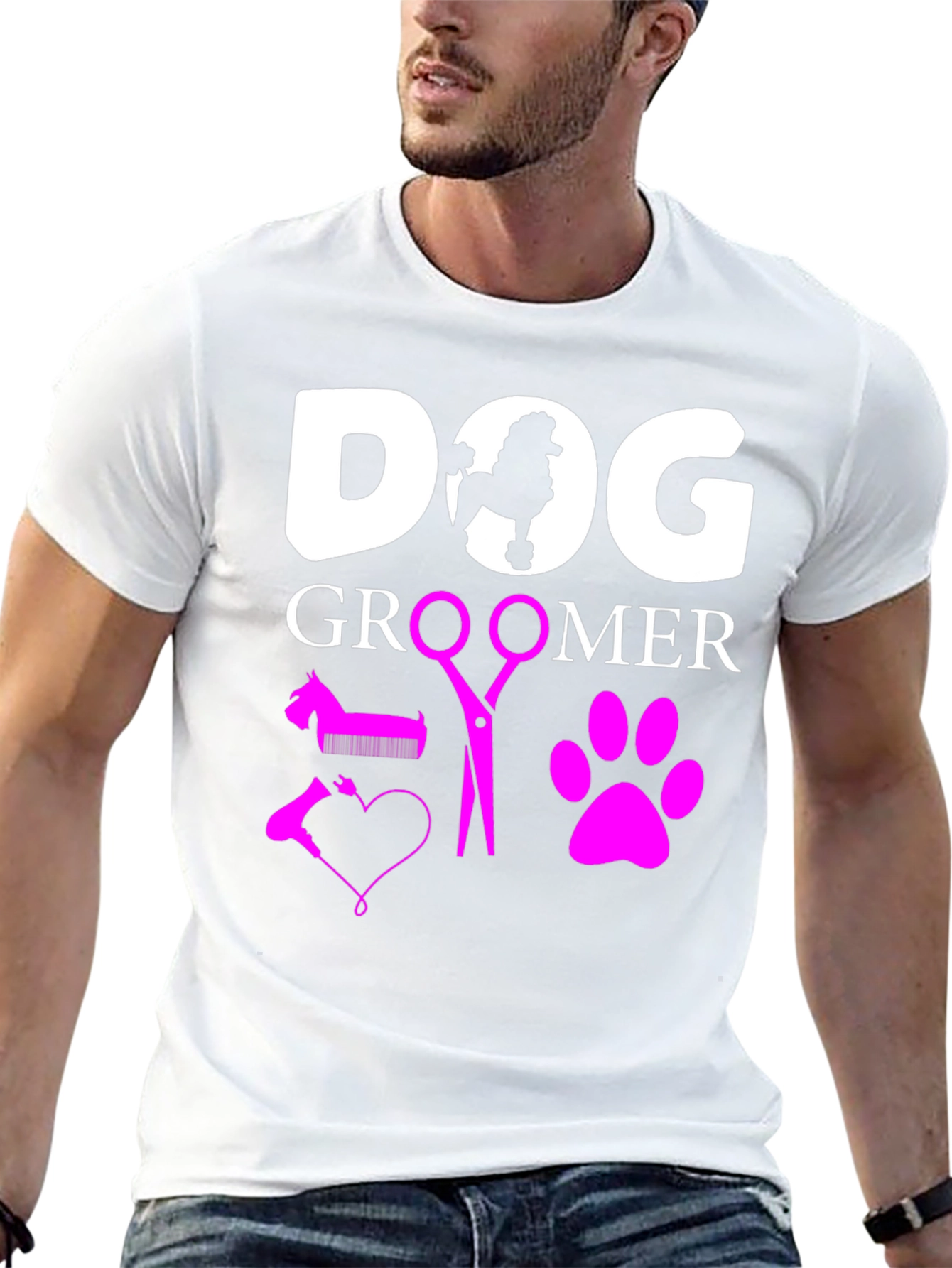 Dog Groomer Graphic Tee - Pet Lover Gift