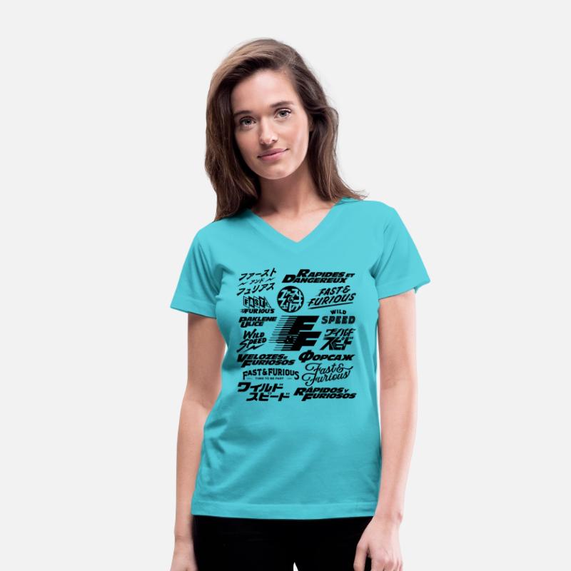 Fast And Furious Logo In Various Languages Black