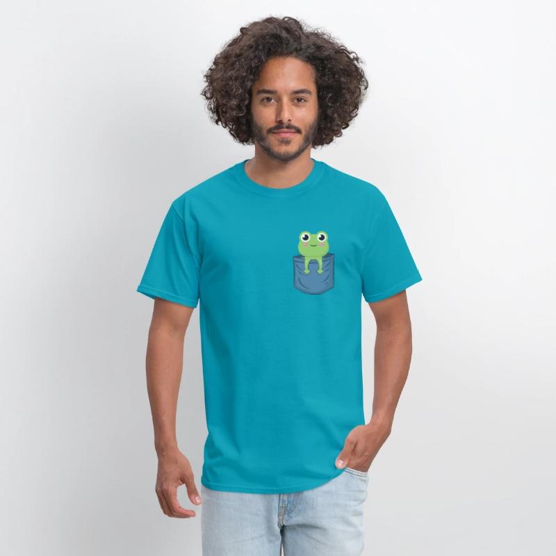Frog Chest Pocket Tadpoles Froggy Bullfrog Frog