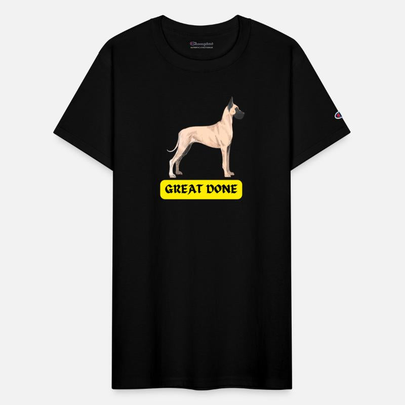 German Great Done dog is a large-sized dog