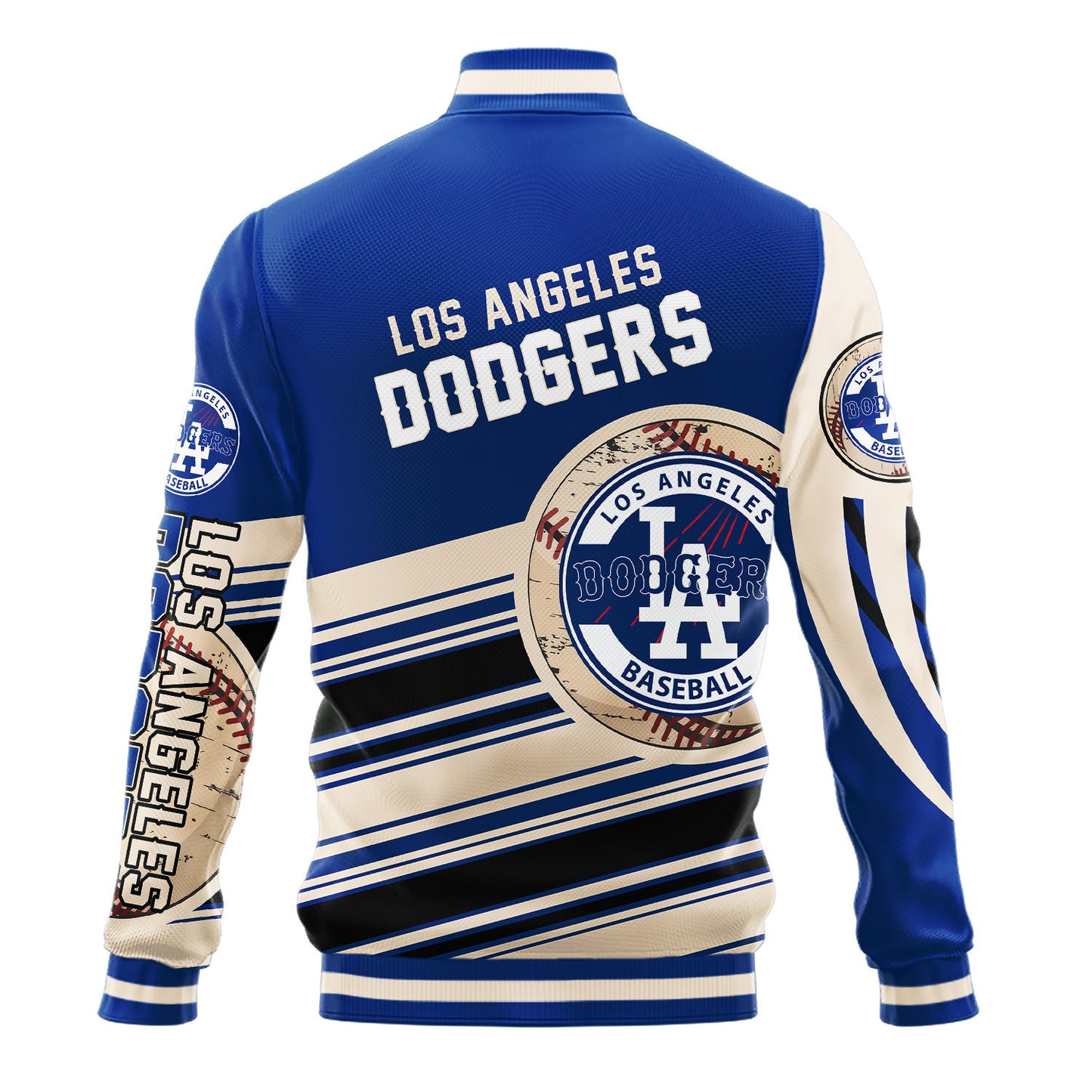 Los Angeles Dodgers - Major League Baseball AOP Varsity Jacket V9 - All-Over-Printed Jacket