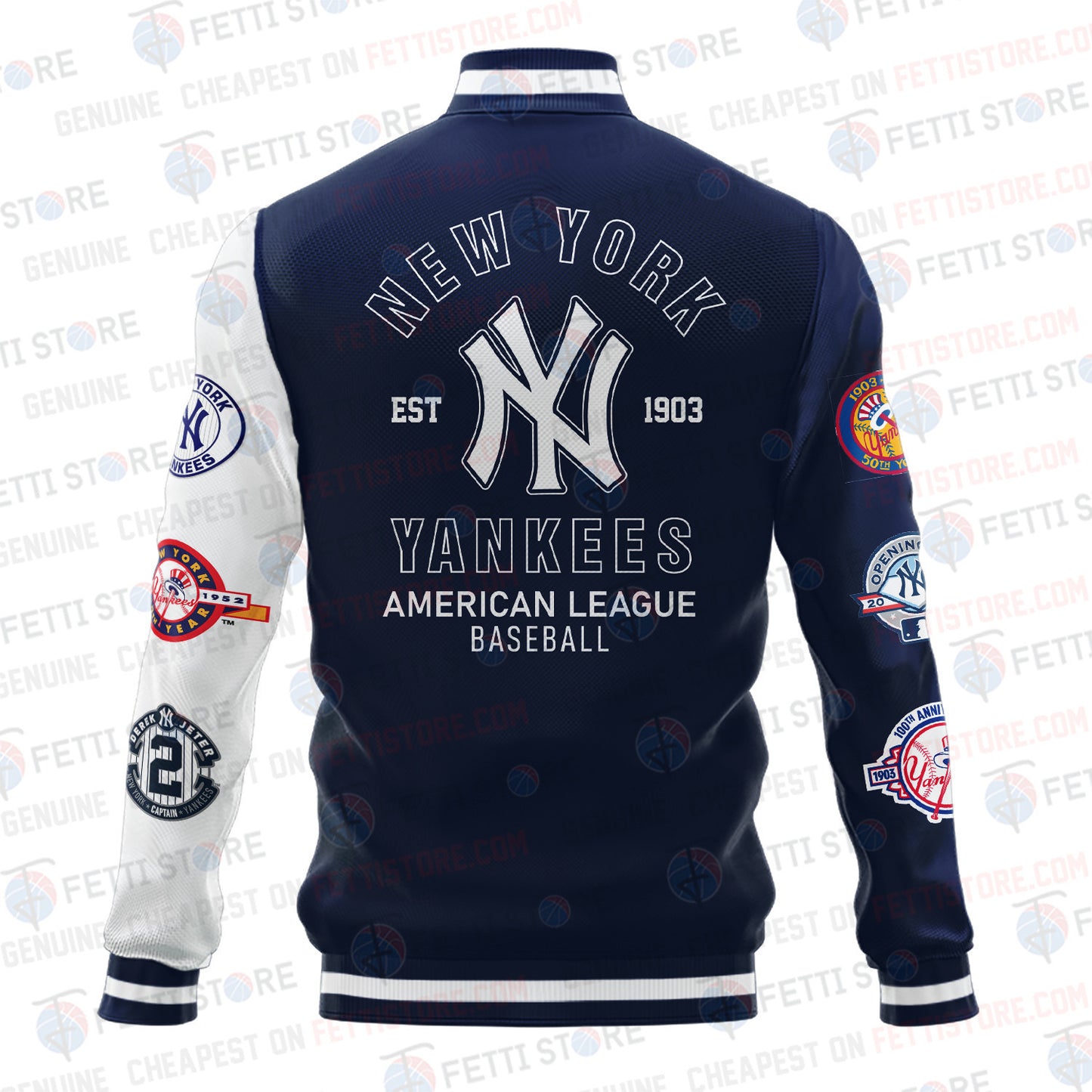 New York Yankees American League Baseball Varsity Jacket SH1 - All-Over-Printed Jacket