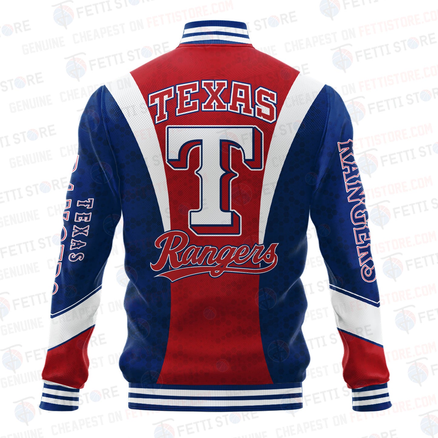 Texas Rangers American League Baseball Varsity Jacket SH1 V2 - All-Over-Printed Jacket