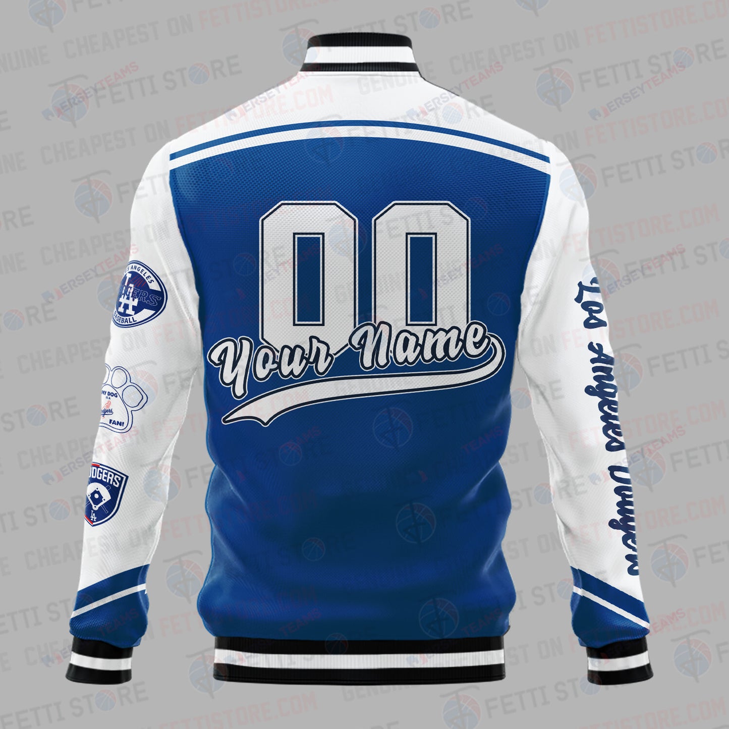 Los Angeles Dodgers League Baseball AOP Varsity Jacket SH1 V2 - All-Over-Printed Jacket