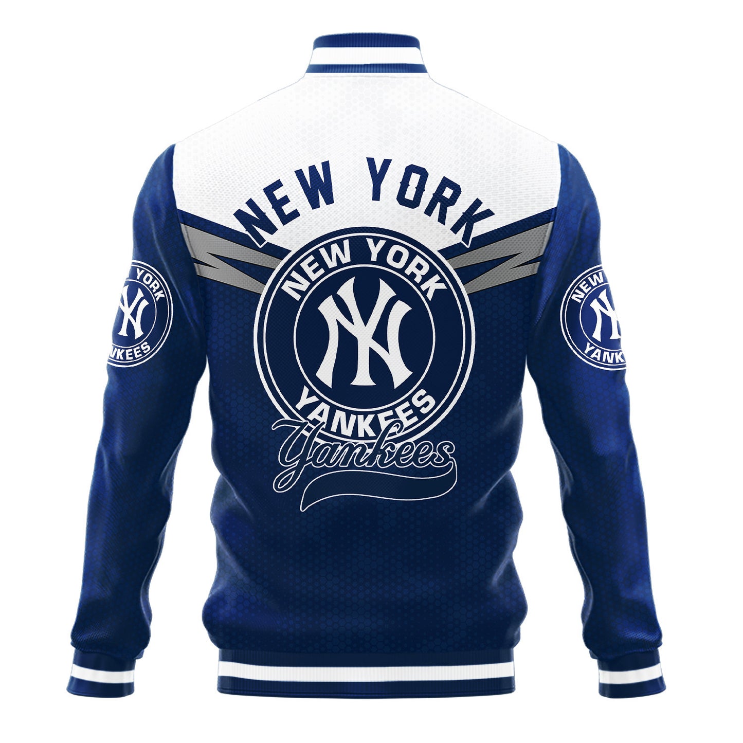 New York Yankees - Major League Baseball AOP Varsity Jacket V7 - All-Over-Printed Jacket
