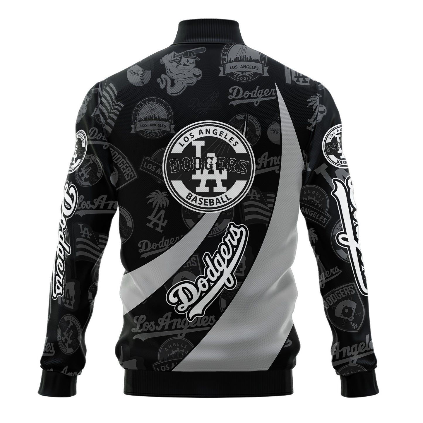 Los Angeles Dodgers - Major League Baseball AOP Varsity Jacket V3 - All-Over-Printed Jacket