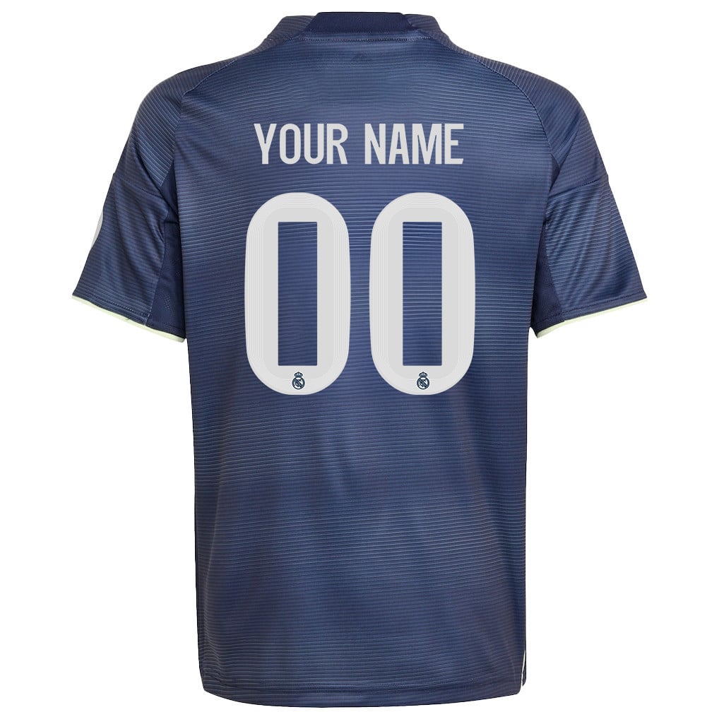 Real Madrid 25/26 Personalized Away YOUTH Jersey - Legend Ink