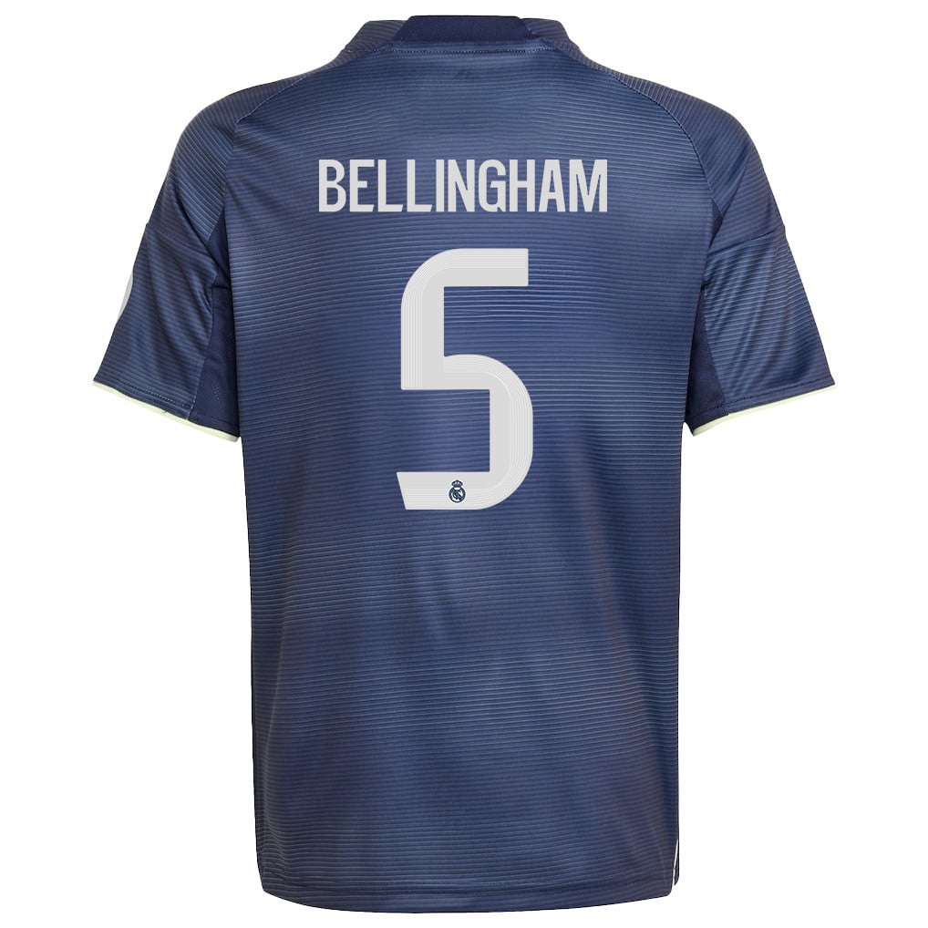 Jude Bellingham 5 Real Madrid 25/26 Away YOUTH Jersey - Legend Ink