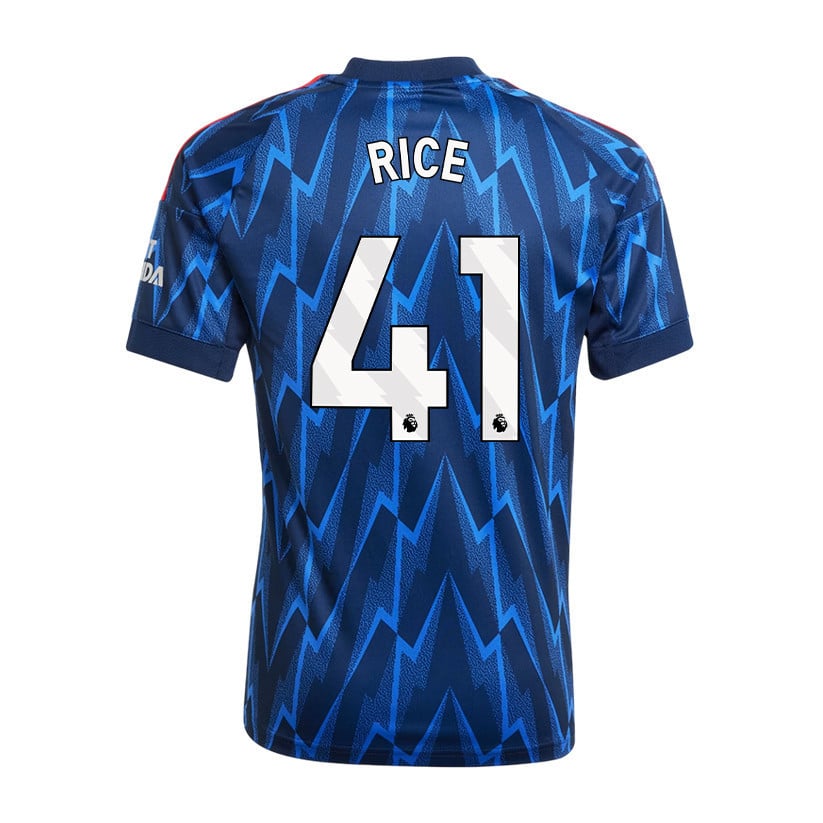 Declan Rice 41 Arsenal 25/26 Away YOUTH Jersey - Navy Blue