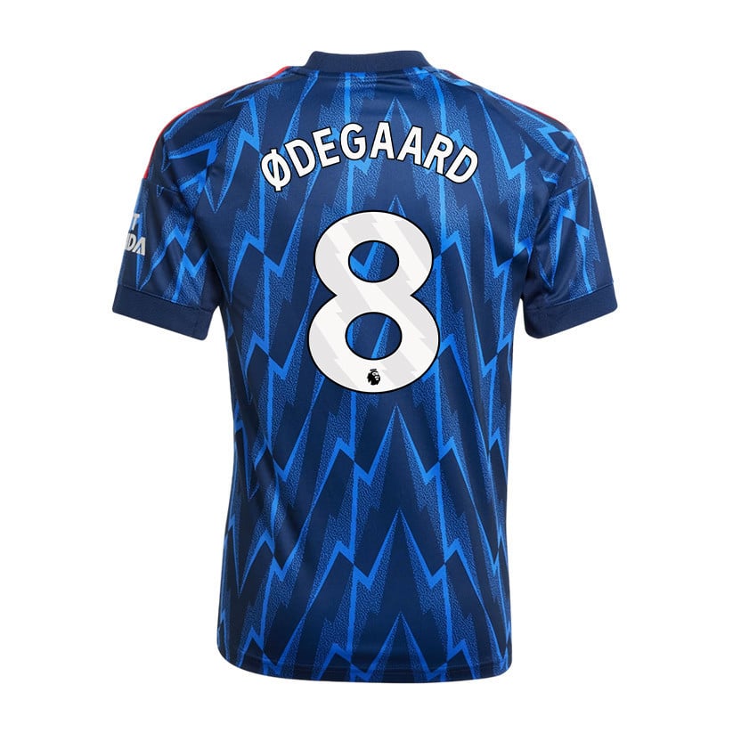Martin Ødegaard 8 Arsenal 25/26 Away YOUTH Jersey - Navy Blue