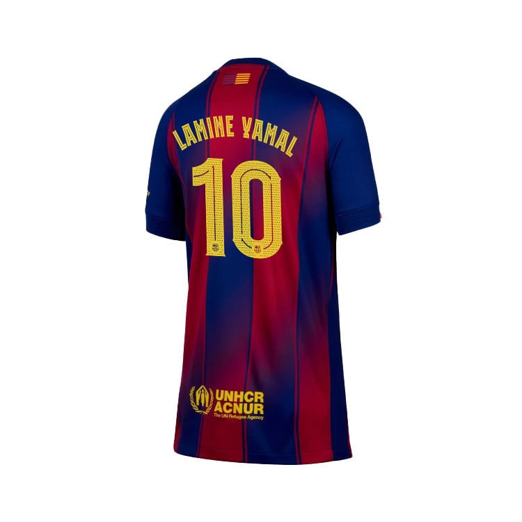 Lamine Yamal 10 Barcelona 25/26 Home YOUTH Jersey - Navy