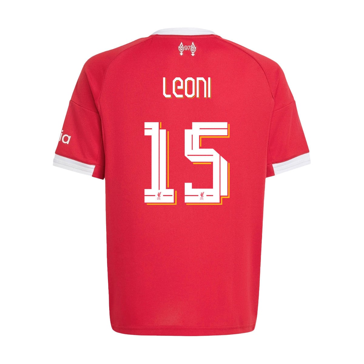 Giovanni Leoni 15 Liverpool 25/26 Home YOUTH Jersey - Red