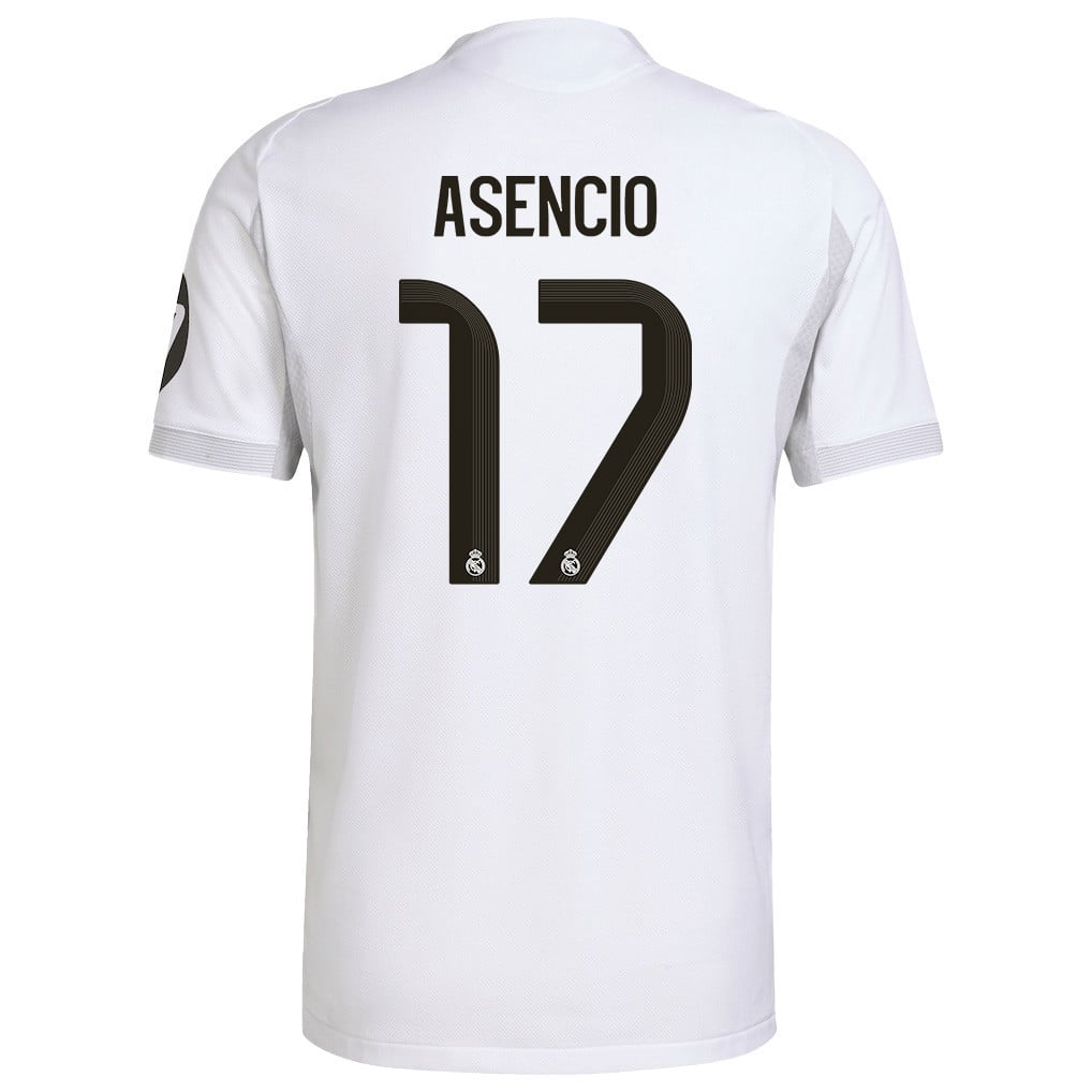 Raúl Asencio 17 Real Madrid 25/26 Home Men Jersey - White