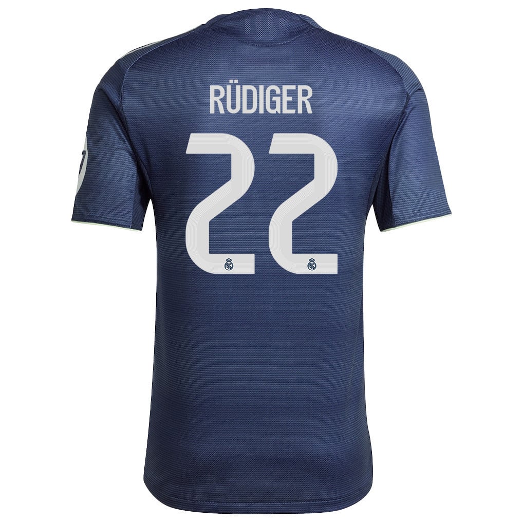 Antonio Rüdiger 22 Real Madrid 25/26 Away Men Jersey - Legend Ink