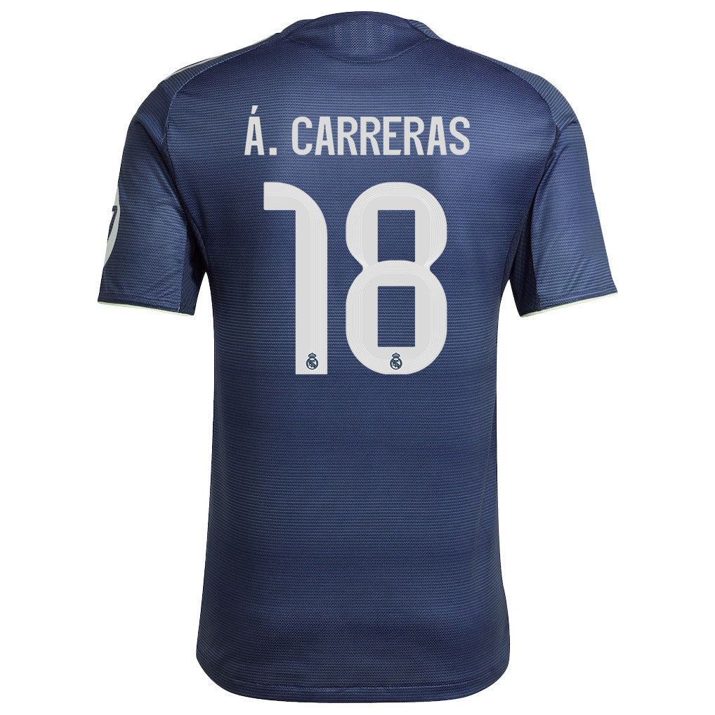Álvaro Carreras 18 Real Madrid 25/26 Away Men Jersey - Legend Ink