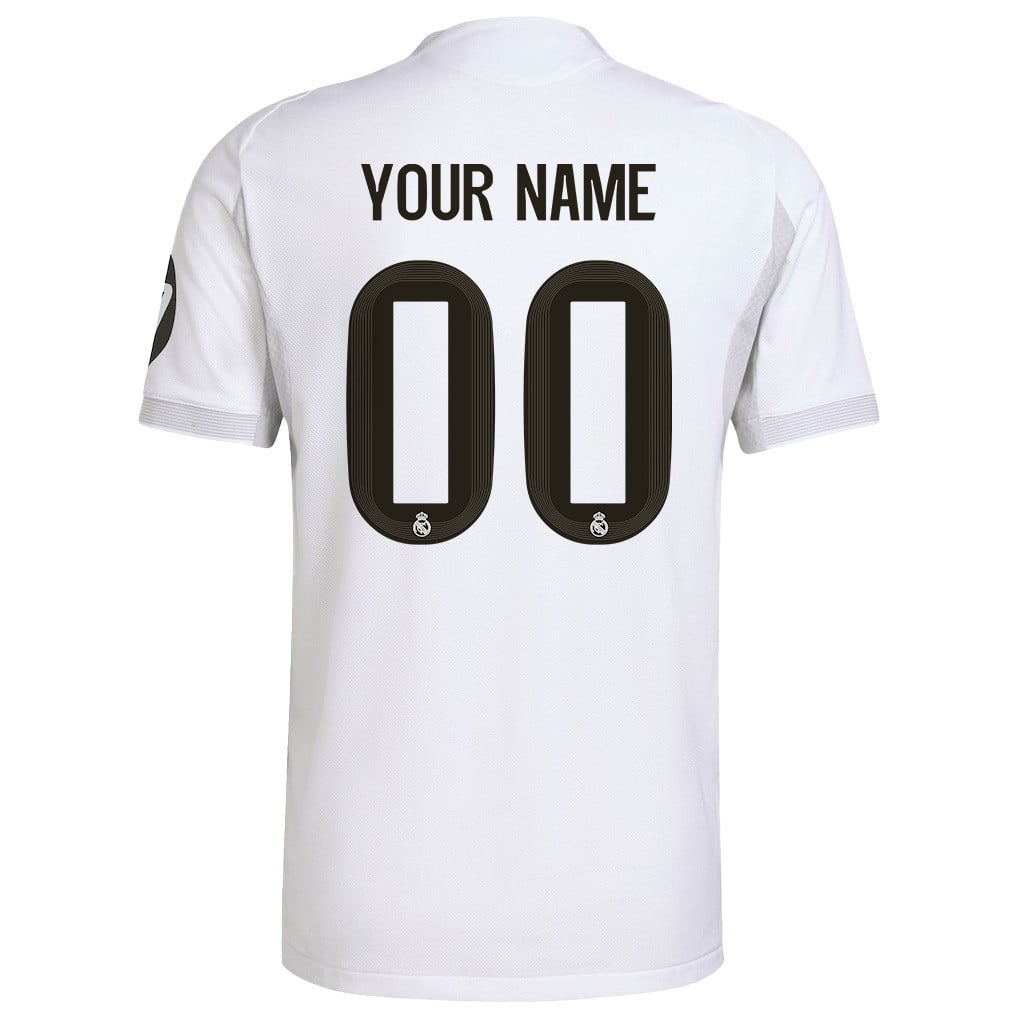 Real Madrid 25/26 Personalized Home Men Jersey - White