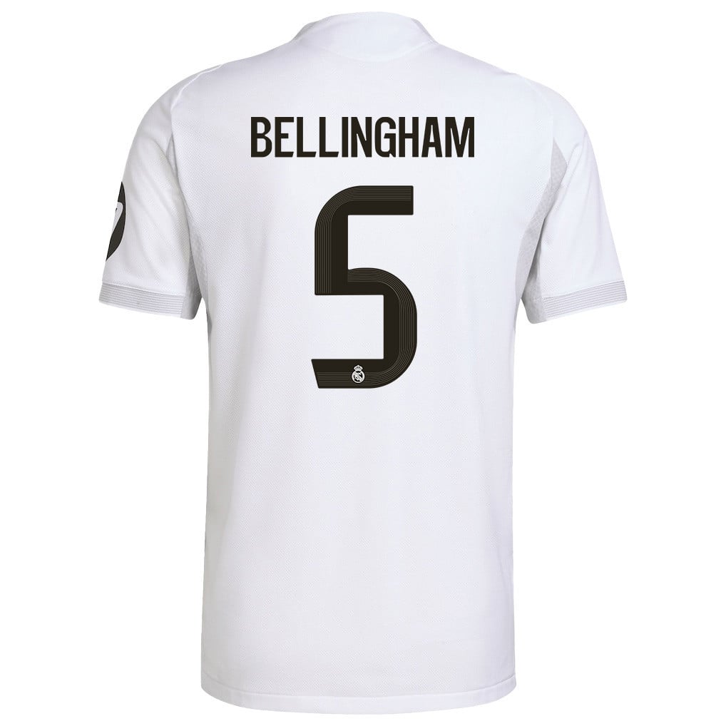 Jude Bellingham 5 Real Madrid 25/26 Home Men Jersey - White