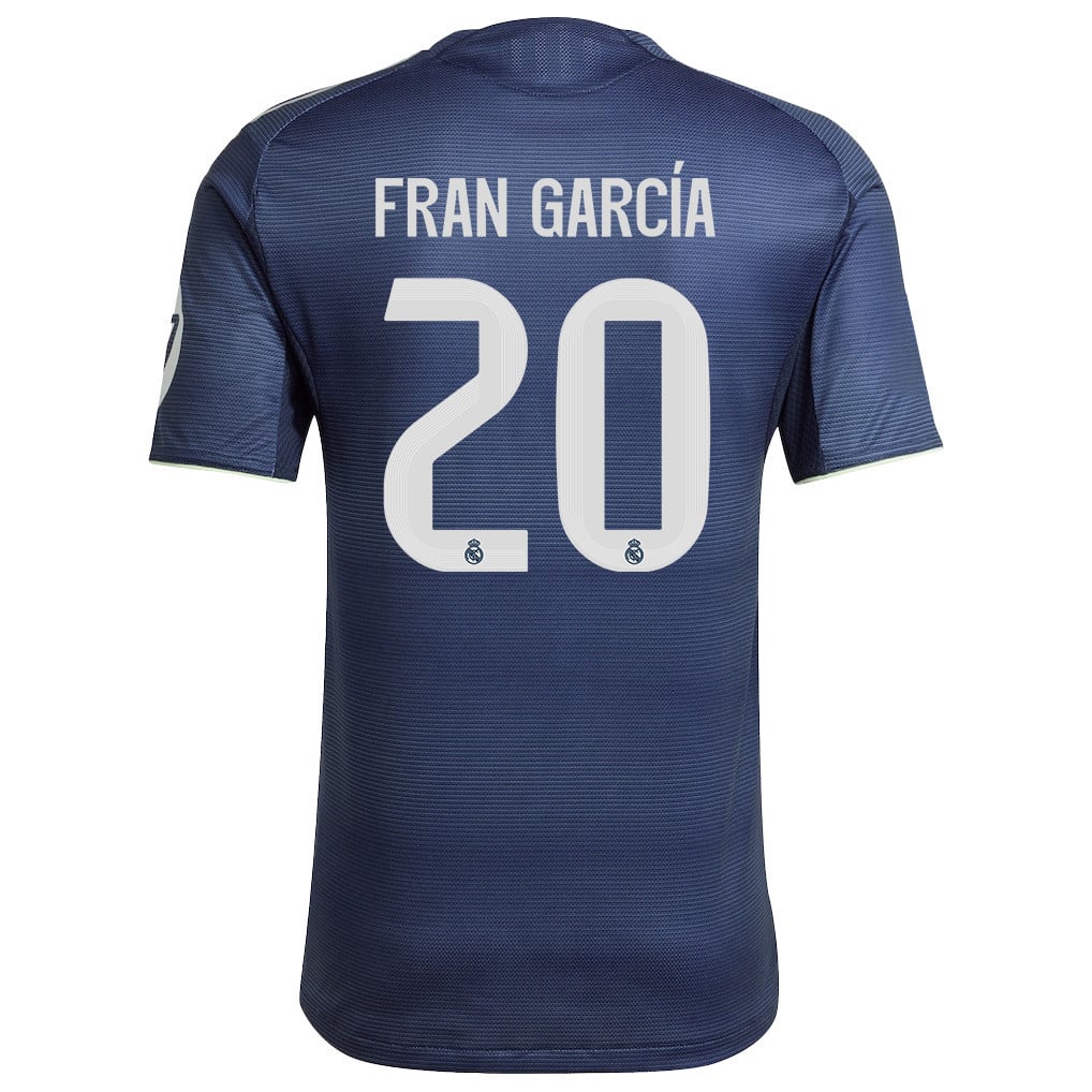Fran García 20 Real Madrid 25/26 Away Men Jersey - Legend Ink