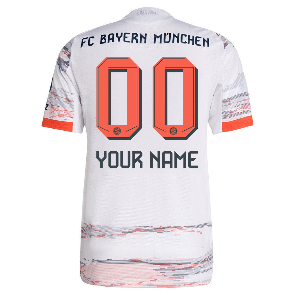 Bayern Munich 25/26 Personalized Away Men Jersey - White