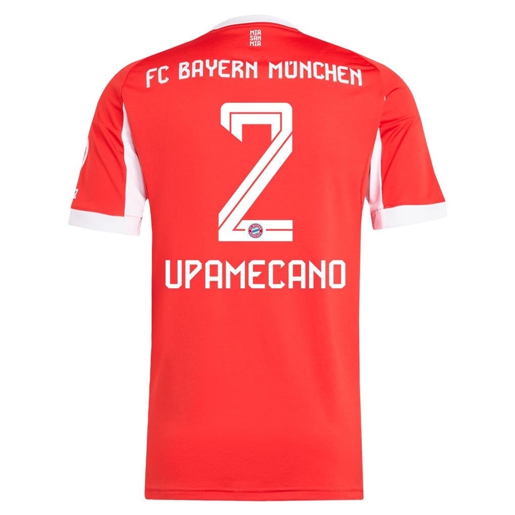 Dayot Upamecano 2 Bayern Munich 25/26 Home Men Jersey - Red