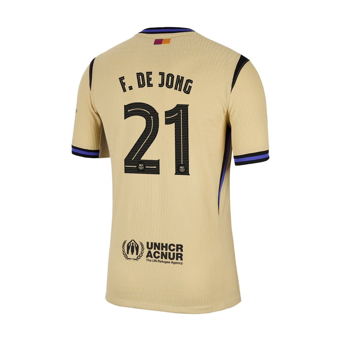 Frenkie de Jong 21 Barcelona 25/26 Away Men Jersey - Yellow
