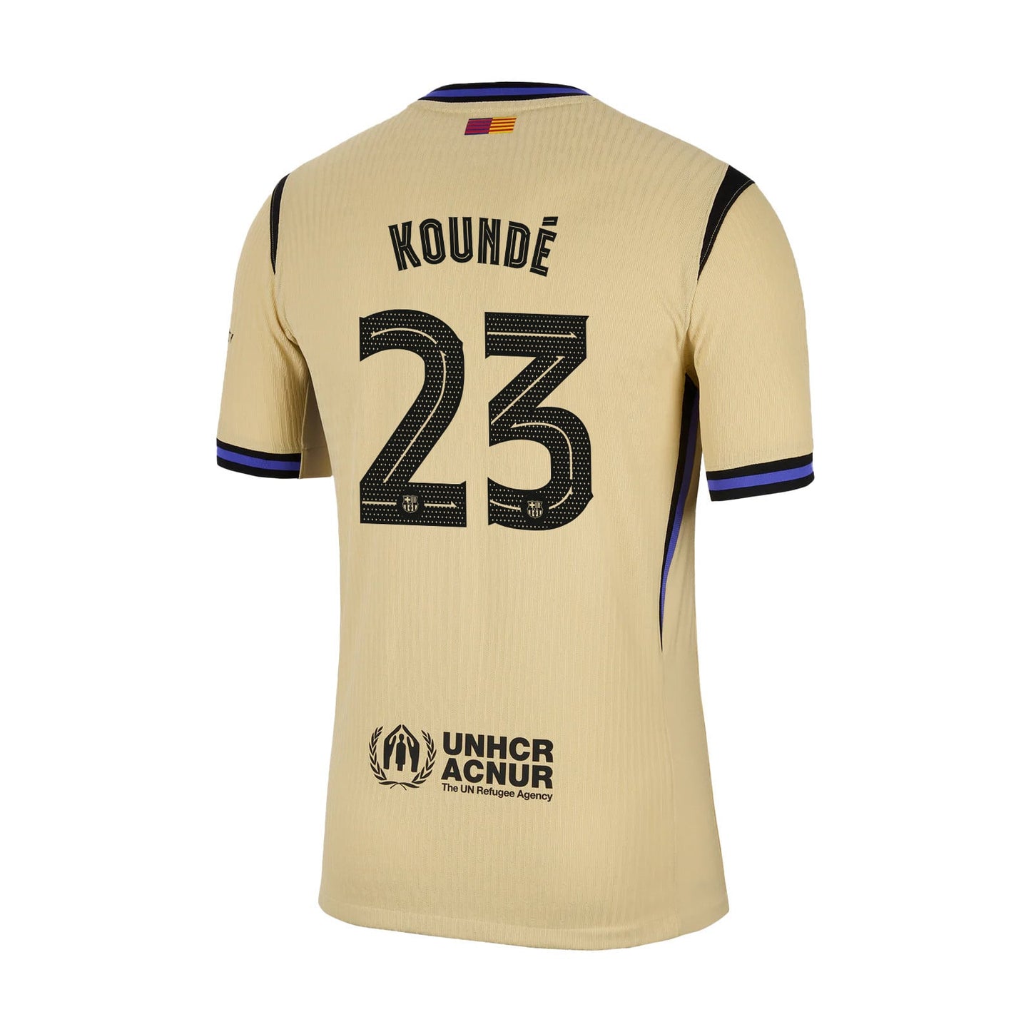 Jules Koundé 23 Barcelona 25/26 Away Men Jersey - Yellow