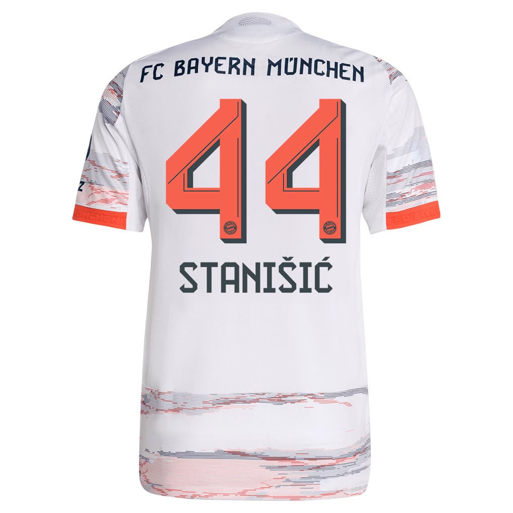 Josip Stanišić 44 Bayern Munich 25/26 Away Men Jersey - White