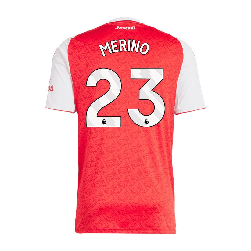 Mikel Merino 23 Arsenal 25/26 Home Men Jersey - Red/White