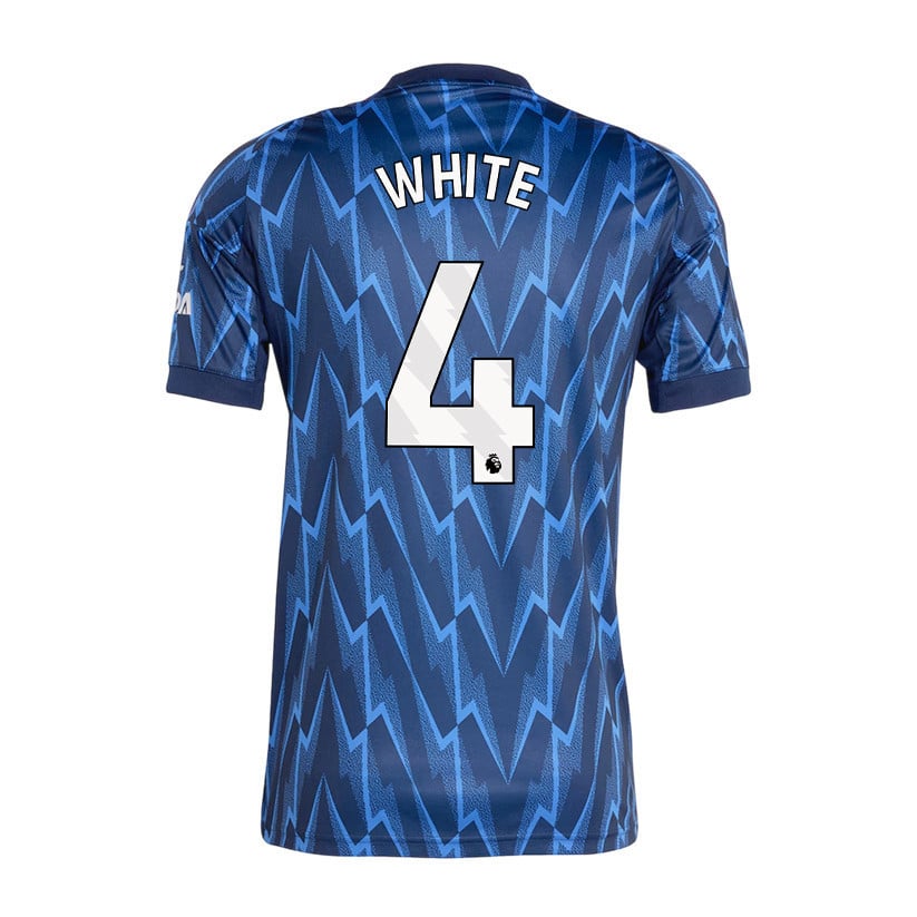 Ben White 4 Arsenal 25/26 Away Men Jersey - Navy Blue