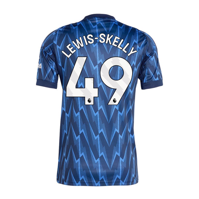 Myles Lewis-Skelly 49 Arsenal 25/26 Away Men Jersey - Navy Blue