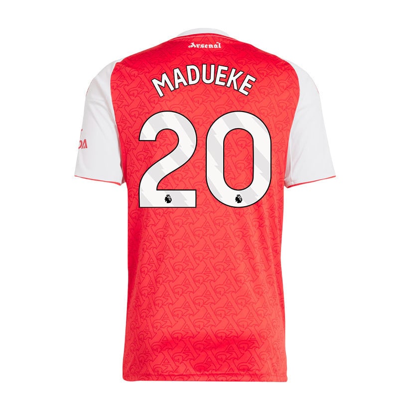 Noni Madueke 20 Arsenal 25/26 Home Men Jersey - Red/White