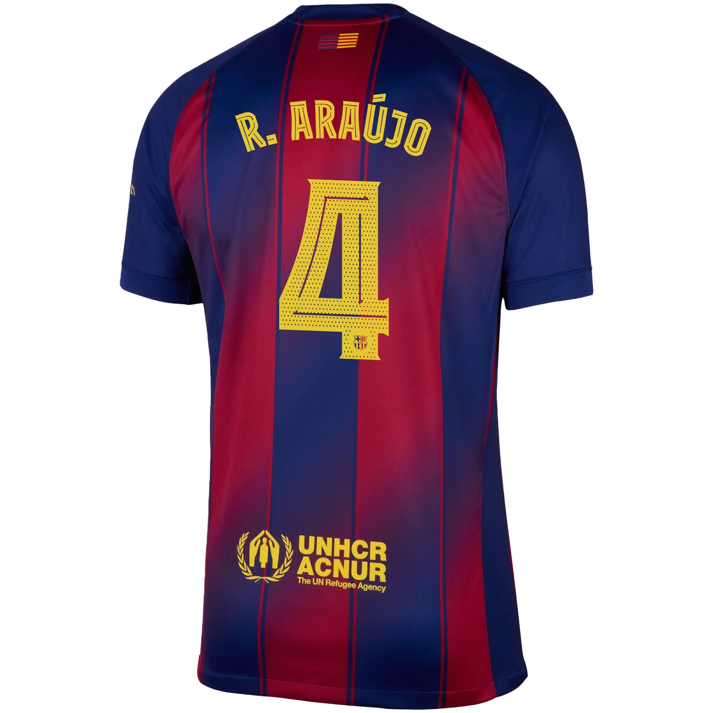 R. Araújo 4 Barcelona 25/26 Home Men Jersey - Red/Blue