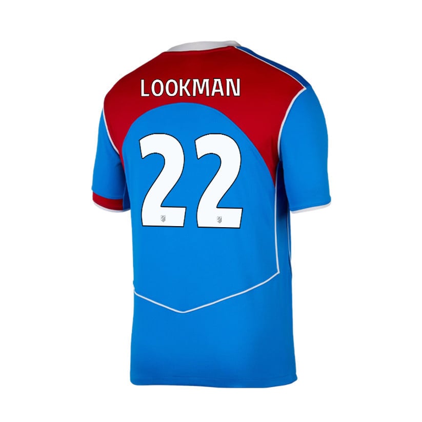 Ademola Lookman 22 Atlético Madrid 25/26 Third Men Jersey - Blue/Red